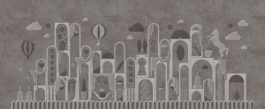 Tapeta Yo2 Daydream – Grafit