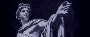 Tapeta Yo2 Antyczny Posąg – Czerń