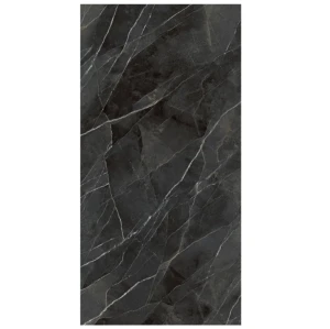 Spiek kwarcowy Laminam Diamond Calacatta Black Bocciardato Book Match