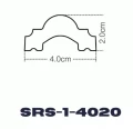 Sztukateria ścienna PolyFoil Biała SRS-1-4020 - 100 cm