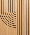 Panel frezowany MDF fornir dębowy