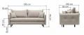 Sofa Notti z funkcją spania
