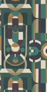 Tapeta Casamance Vitrail Faubourg des Lumieres