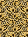 Tapeta roślinny ornament Versace