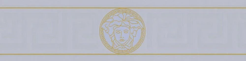 Border logo Versace i greckie meandry