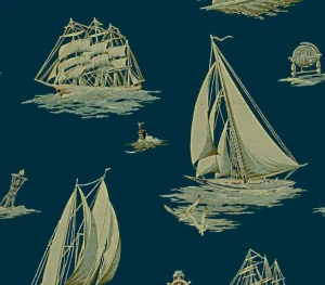 Tapeta Down Easter Boats Ralph Lauren
