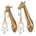 kinkiet duo giraffe